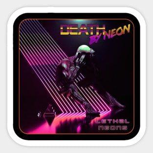 Death By Neon Official Product - Leathal Neons EP album cover Sticker